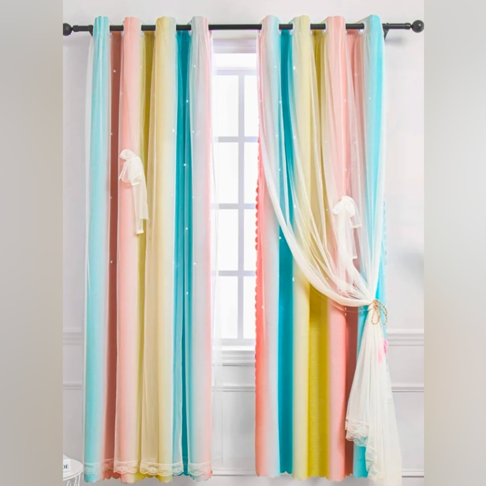 Colorful Sheer Curtains